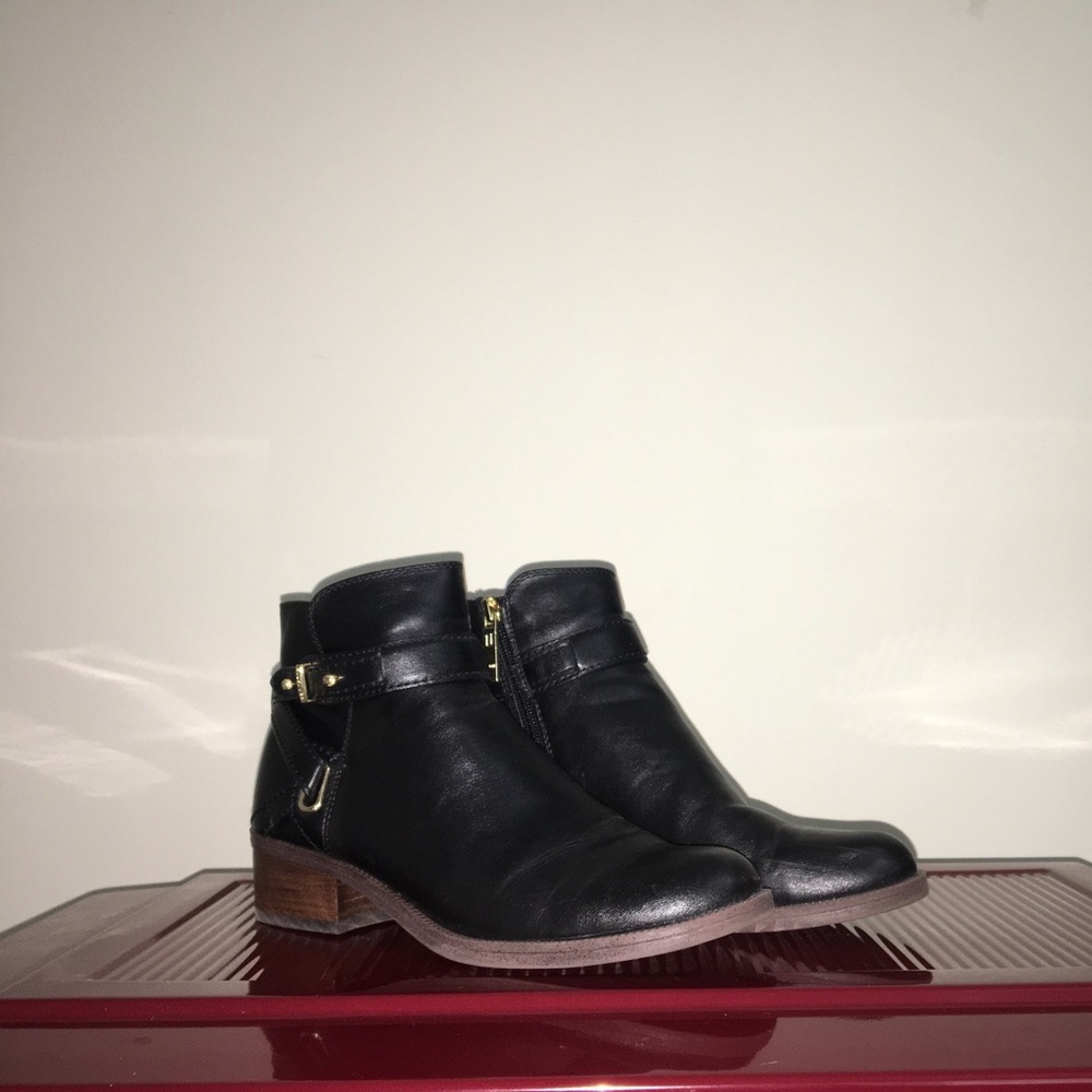 BLACK TOMMY HILFIGER BOOTS